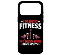 I'm into Fitness Wine In My Mouth Funny Gym Workout Lover Case for iPhone 17 Pro Max