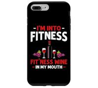 I'm into Fitness Wine In My Mouth Funny Gym Workout Lover Case for iPhone 7 Plus/8 Plus