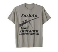 I'm Into Long Distance Relationships Sniper 2nd Amendment T-Shirt