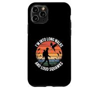 I'm Into Long Walks And Loud Squawks Retro Birdwatcher Case for iPhone 11 Pro