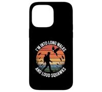 I'm Into Long Walks And Loud Squawks Retro Birdwatcher Case for iPhone 14 Pro Max