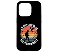 I'm Into Long Walks And Loud Squawks Retro Birdwatcher Case for iPhone 15 Pro
