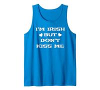 I'm Irish but Don't Kiss Me Funny St Patricks Day Tank Top
