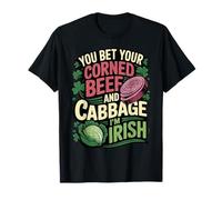 I'm Irish Ireland St. Patrick's Day Cabbage Corned Beef T-Shirt