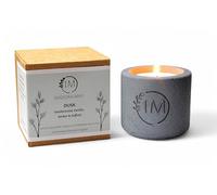 IM - Isadora May | Luxury Handmade Refillable Candle | Petite Pot | Dusk | Vanilla, Sandalwood, Saffron & Amber | Woody Masculine Scent | Eco Friendly | Plastic Free | Hand-Poured in Newcastle