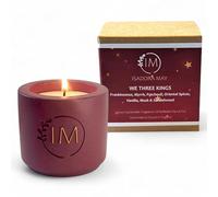 IM - Isadora May | Luxury Handmade Scented Candle | Petite Pot | We Three Kings | Frankincense, Myrrh, Musk, Sandalwood, Patchouli & Vanilla | Christmas Scent | Plastic Free | Hand-Poured | Refillable