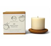IM - Isadora May | Luxury Handmade Scented Candle Refill | Joy | Geranium, Bergamot, Lime & Patchouli | Essential Oils | Aromatherapy Candle Gift | Citrus Blend | Eco Friendly & Hand-Poured