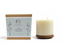 IM - Isadora May | Midi Candle Wax Refill | Up to 50 Hours Burn | Vegan Wax | Sustainable Fragrance Oil | Dusk | Sandalwood, Amber, Vanilla & Saffron | Woody Masculine Scent | Hand-Poured in Newcastle