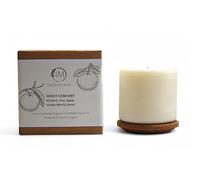 IM - Isadora May | Midi Wax Refill | Up to 50 Hours Burn Time | Vegan Wax | Sustainable Fragrance Oil Scent | Sweet Comfort - Rhubarb, Pear, Plum & Apple | Double Wick | Luxury Hand-Poured Candle