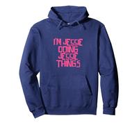 I'm Jessie doing Jessie things Pullover Hoodie, Adult Unisex, Navy Blue, Small