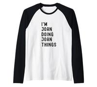 I'm Joan Doing Joan Things Raglan Baseball Tee