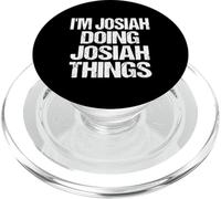 I'm Josiah Doing Josiah Things - Personalized First Name PopSockets PopGrip for MagSafe