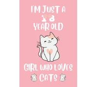 I'm Just A 18 Year Old Girl Who loves Cats: A Beautiful 18th Birthday Gift Blanck Lined Notebook For Cats Lovers, Birthday Gift For Girls...For School, Soft Cover, 120 pages, black lines, 6 x 9 inches