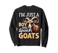I'm Just A Boy Who Loves Goats Farmer Animal Sweatshirt