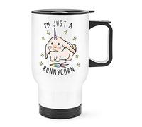 I'm Just A Bunnycorn Travel Mug Cup with Handle