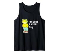 I'm Just a Chill Guy Froggy Funny Trendy Frog Meme Humor Tank Top