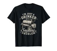 I'm Just A Drinker with A Smoking Problem Grilling BBQ Men T-Shirt