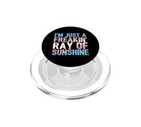 I'm Just A Freaking Ray Of Sunshine - Trans Pride Flag PopSockets PopGrip for MagSafe