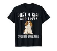 Im Just A Girl Who Loves Cavalier King Charles Spaniels T-Shirt