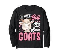 I'm Just A Girl Who Loves Goats Animal Farmer Long Sleeve T-Shirt