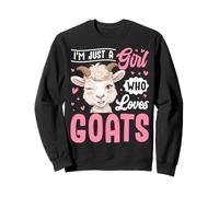 I'm Just A Girl Who Loves Goats Animal Farmer Sweatshirt