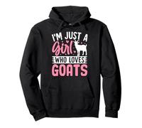 I'm Just A Girl Who Loves Goats Farmer Animal Pullover Hoodie