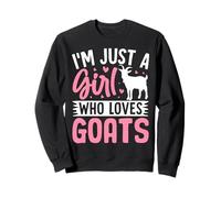 I'm Just A Girl Who Loves Goats Farmer Animal Sweatshirt