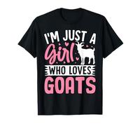 I'm Just A Girl Who Loves Goats Farmer Animal T-Shirt