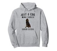 Im Just A Girl Who Loves Gordon Setters Dog Lover Gift Pullover Hoodie