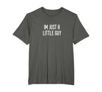 I'm just a Little Guy T-Shirt, Men's Big and Tall, Asphalt Grey, 2X Tall
