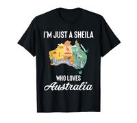 I'm Just A Sheila Who Loves Australia T-Shirt