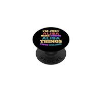 I'm Just Alisa Doing Alisa Things You're Welcome PopSockets Adhesive PopGrip