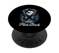 I'm Just ALittle Ray Of Pitch Black Halloween Butterflies PopSockets Adhesive PopGrip
