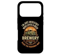 I'M JUST AN OLD GUY WHO LOVES A BEER BREWERY FARMER LIFE Case for iPhone 17 Pro