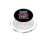 I'm Just Casey Over Here Doing Casey Things Name PopSockets PopGrip for MagSafe