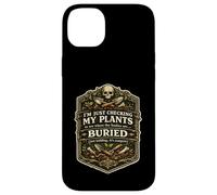 I'm Just Checking My Plants Dark Humor Halloween Backyard Case for iPhone 14 Plus