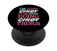 I'm Just Cindy Over Here Doing Cindy Things Name PopSockets Adhesive PopGrip