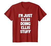 I'm Just Ellis Doing Ellis Stuff | Funny Men Boys Ellis T-Shirt