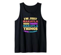I'm Just Erin Doing Erin Things You're Welcome Tank Top