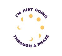 I'm Just Going Through A Phase Sweatshirt - White - XXL - White