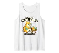 I'm Just Hamstering Through Life Hamster Joke Hamster Owner Tank Top