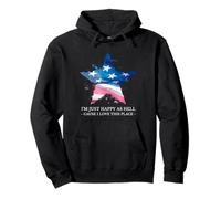 I'm Just Happy As Hell Cause I Love This Place (USA Patriot) Pullover Hoodie