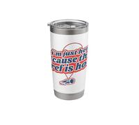 I'm Just Here 'Cause The Ref is Hot Stainless Steel Insulated Tumbler