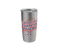 I'm Just Here 'Cause The Ref is Hot Stainless Steel Insulated Tumbler