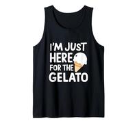 I'm Just Here for Artisan Vanilla Gelato Italian Ice Cream Tank Top