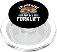 I'm Just Here For My Forklift Quote Warehouse Operator PopSockets PopGrip for MagSafe