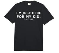 I'm Just Here for My Kids That's It Funny Parent Comfort Colors Adult Heavyweight T-Shirt