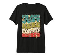 I'm Just Here for My Nephew Funny Uncle Aunt Premium T-Shirt