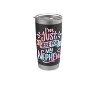 I'm Just Here for My Nephew Stainless Steel Insulated Tumbler