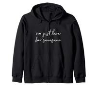 I'm Just Here For Savasana Yoga Corpse Pose Meditation Zip Hoodie